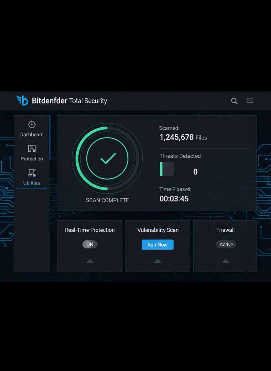 Security scan dashboard
